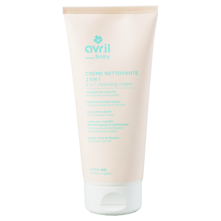 CRÈME NETTOYANTE 2 EN 1 BÉBÉ - AVRIL