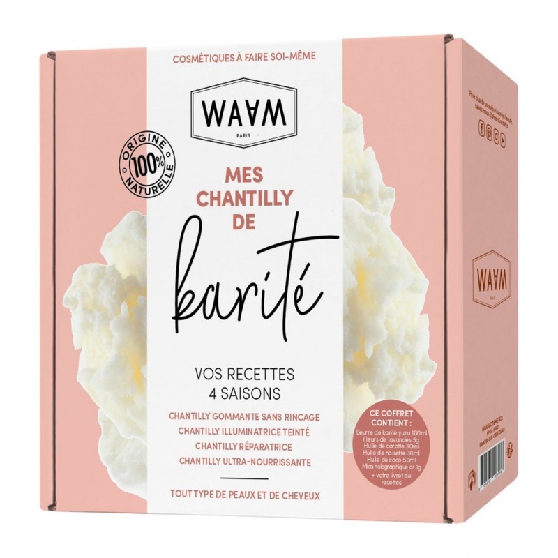 Coffret DIY « MES CHANTILLY DE KARITÉ » - WAAM