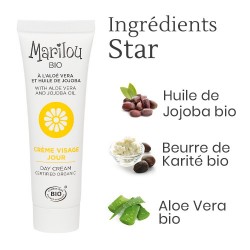 Crème de Jour bio Visage - Marilou Bio