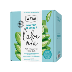 Coffret DIY « mon trio de soins à l'Aloe Vera» - WAAM