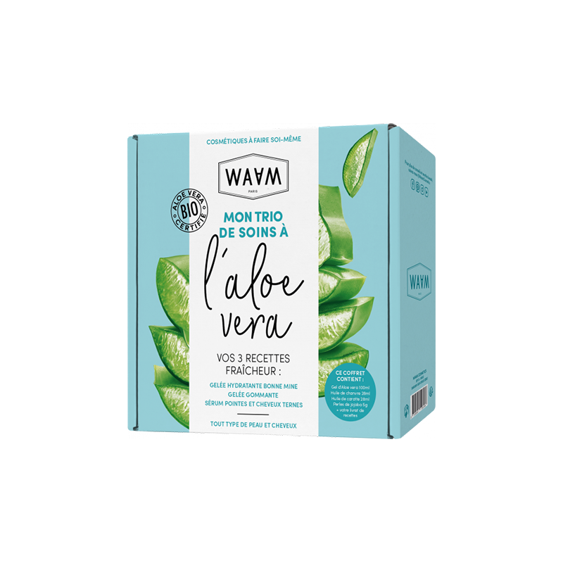 Coffret DIY « mon trio de soins à l'Aloe Vera» - WAAM