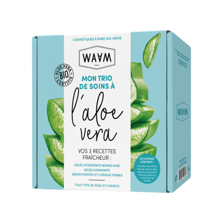 Coffret DIY « mon trio de soins à l'Aloe Vera» - WAAM