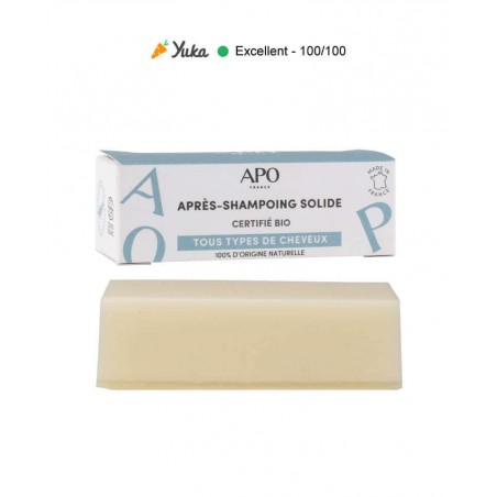 Après-shampoing solide APO - barre démêlante APO - 1