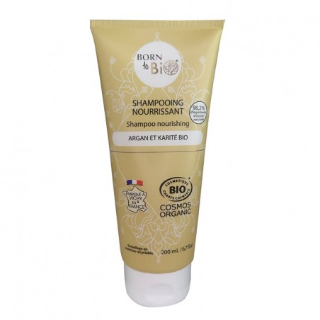 Shampooing nourrissant argan et karité - BORN TO BIO