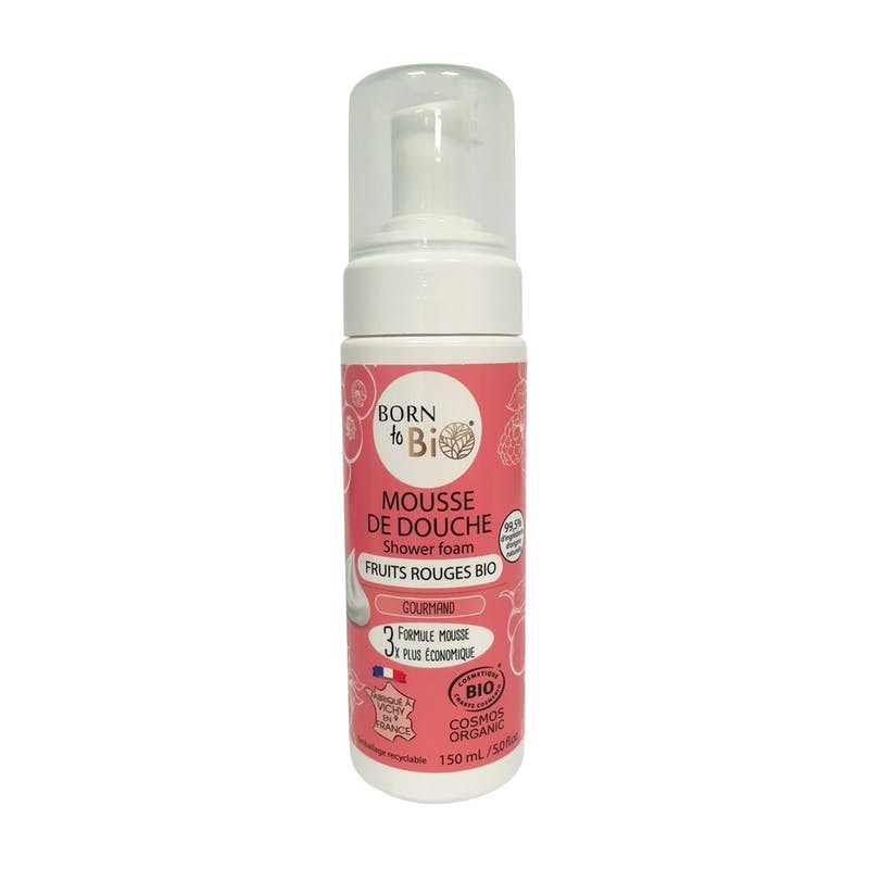 MOUSSE DE DOUCHE FRUITS ROUGES - BORN TO BIO