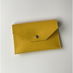 Pochette à cartes JoliZados Moutarde et fleurs Jolizados - 3