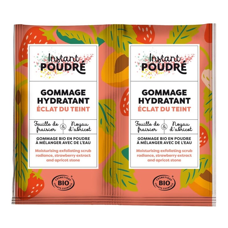 GOMMAGE BIO HYDRATANT ECLAT DU TEINT À L'EXTRAIT DE FRAISIER - Instant Poudré Instant poudre - 1