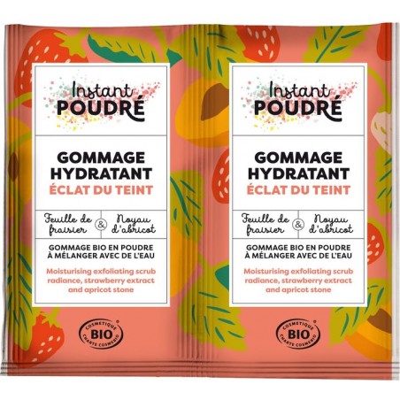GOMMAGE BIO HYDRATANT ECLAT DU TEINT À L'EXTRAIT DE FRAISIER - Instant Poudré Instant poudre - 1 GOMMAGE BIO HYDRATANT ECLAT DU TEINT À L'EXTRAIT DE FRAISIER - Instant Poudré Instant poudre - 1