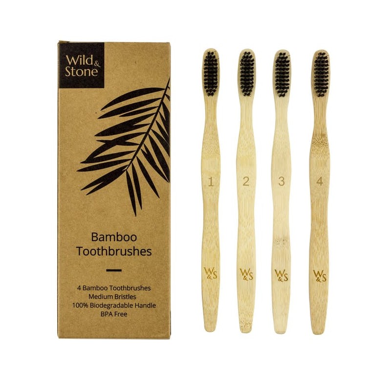 Brosses à dents Bambou Medium - Wild&Stone WILD&STONE - 1