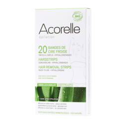 Bandes de Cire Froide BIO Aisselles & Maillot - ACORELLE