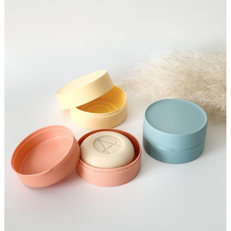 Boite et porte-savon rond