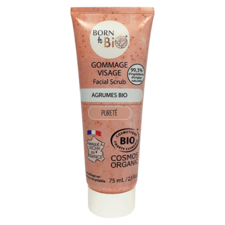 Gommage visage pureté - agrumes - BORN TO BIO