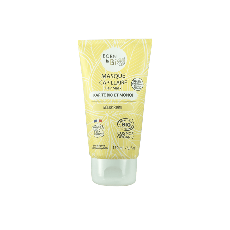 Masque capillaire karité et monoï - BORN TO BIO
