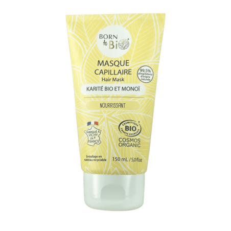 Masque capillaire karité et monoï - BORN TO BIO