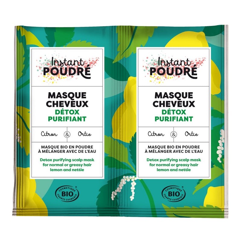 MASQUE BIO CHEVEUX DETOX PURIFIANT CITRON ORTIE - Instant Poudré